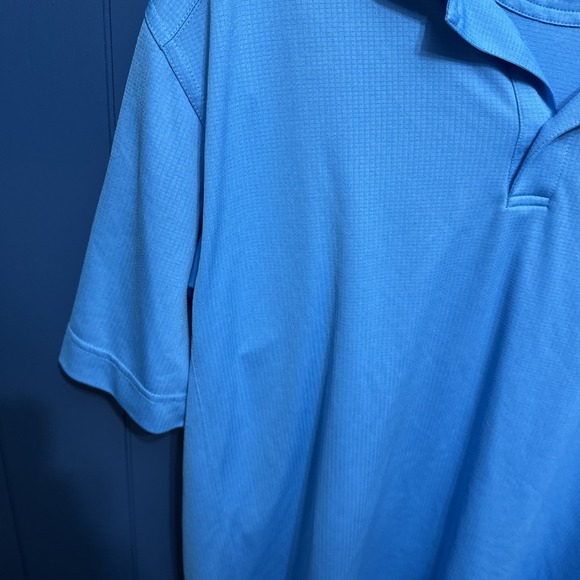 Mens Cutter&Buck CB Drytec Short Sleeve Golf Casual Polo Shirt Mens Size XL Blue - Picture 4 of 13